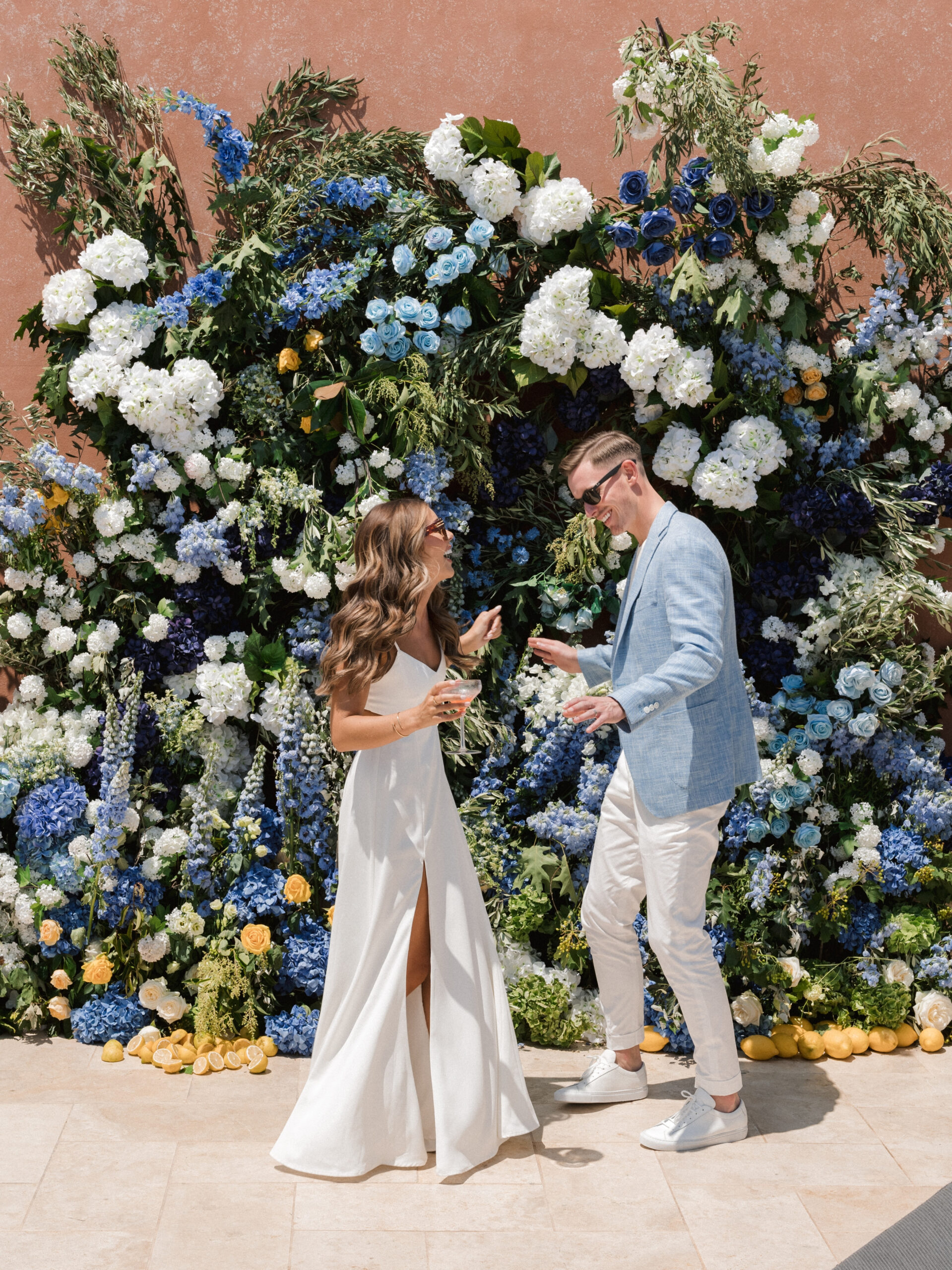 Pool Party decor celebrity wedding